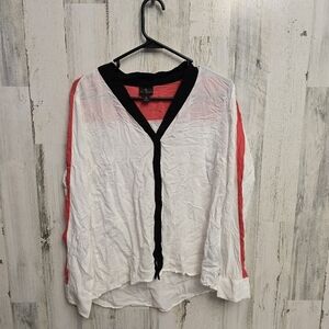 Worthington White and Black Women's Top women's size XL